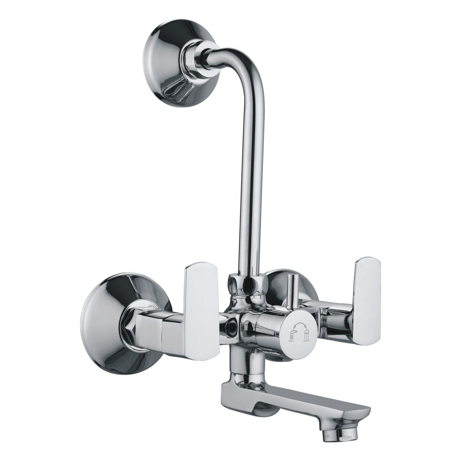 SPRING WALL MIXER WITH BEND